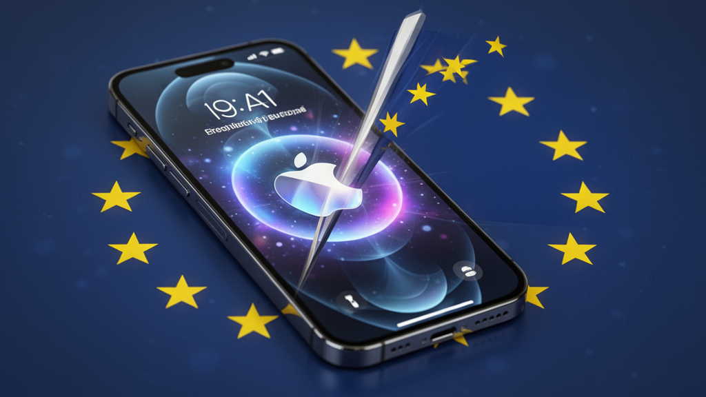 Siri AI bloqué en Europe : tensions Apple-UE et alternatives IA