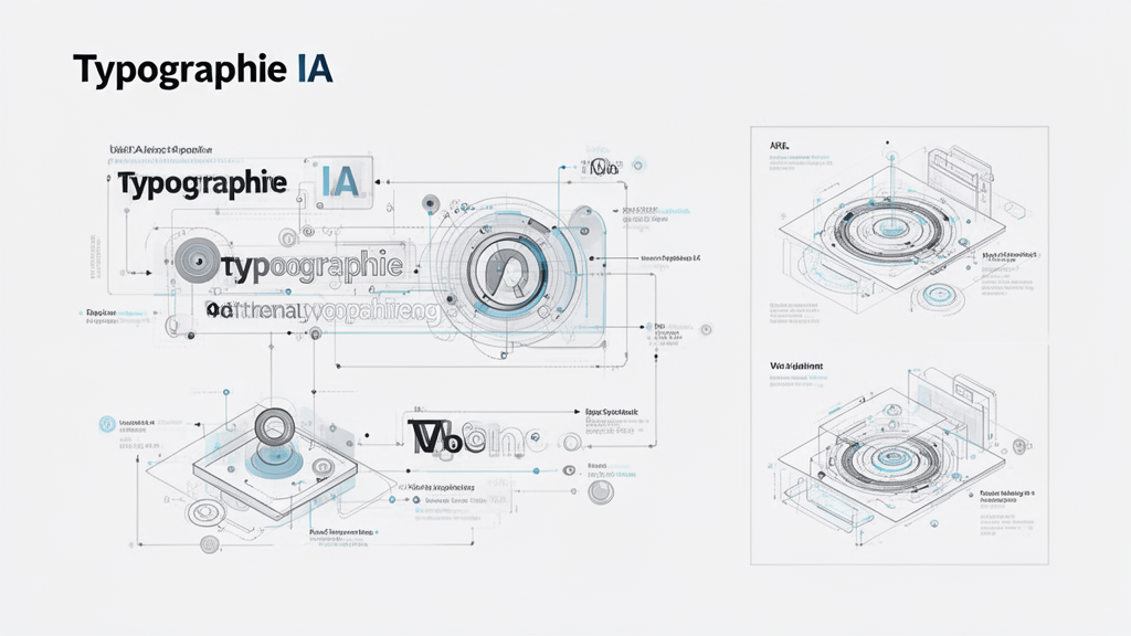 Illustration 3 sur typographie IA