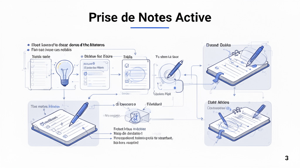 Illustration 3 sur prise de notes active