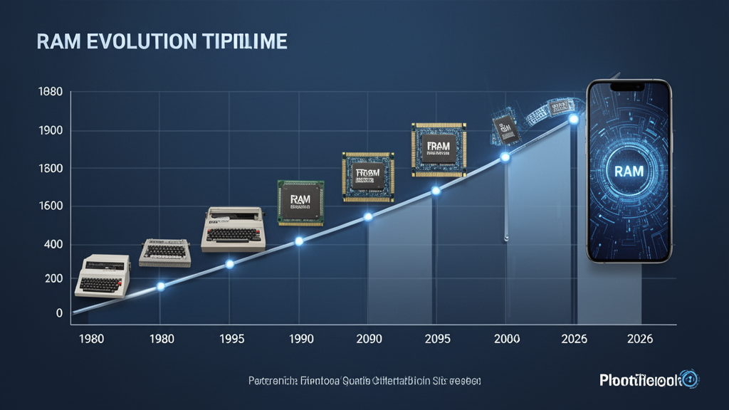 L'Évolution de la RAM : De 4 Ko à 32 Go, l'Histoire du Computing