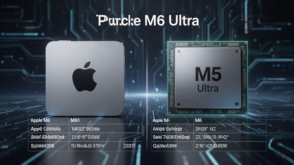 M6 et M5 Ultra : Apple repousse les limites de l'IA avec ses nouvelles puces