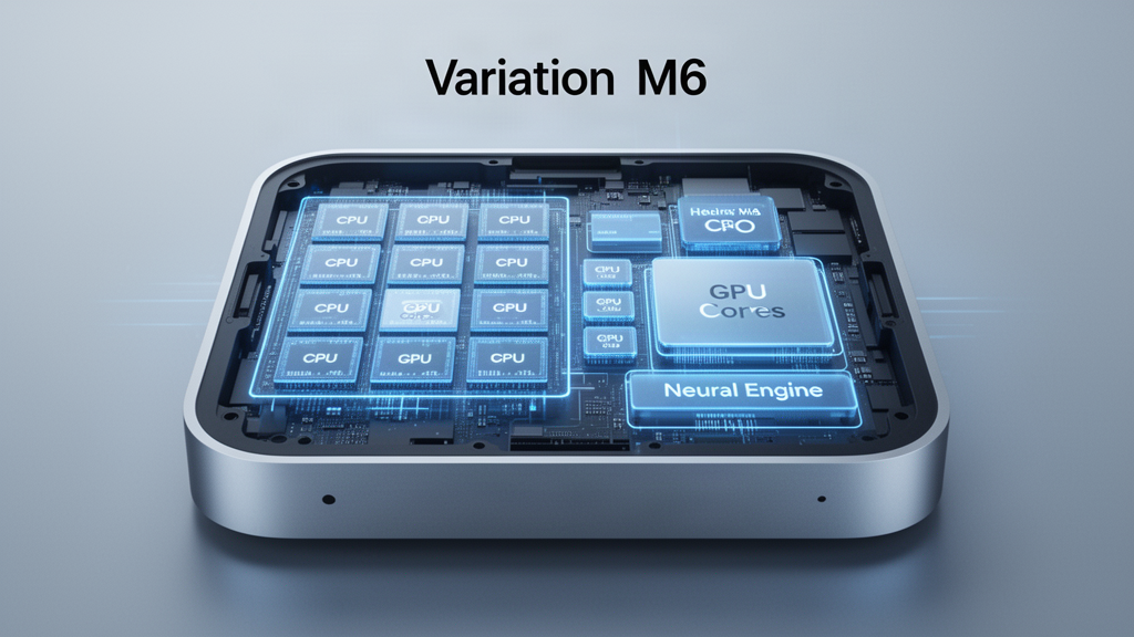 Illustration 1 sur puce M6 Apple