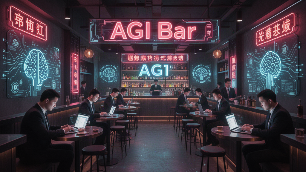 AGI Bar à Pékin : DeepSeek gratuit autour d'une bière